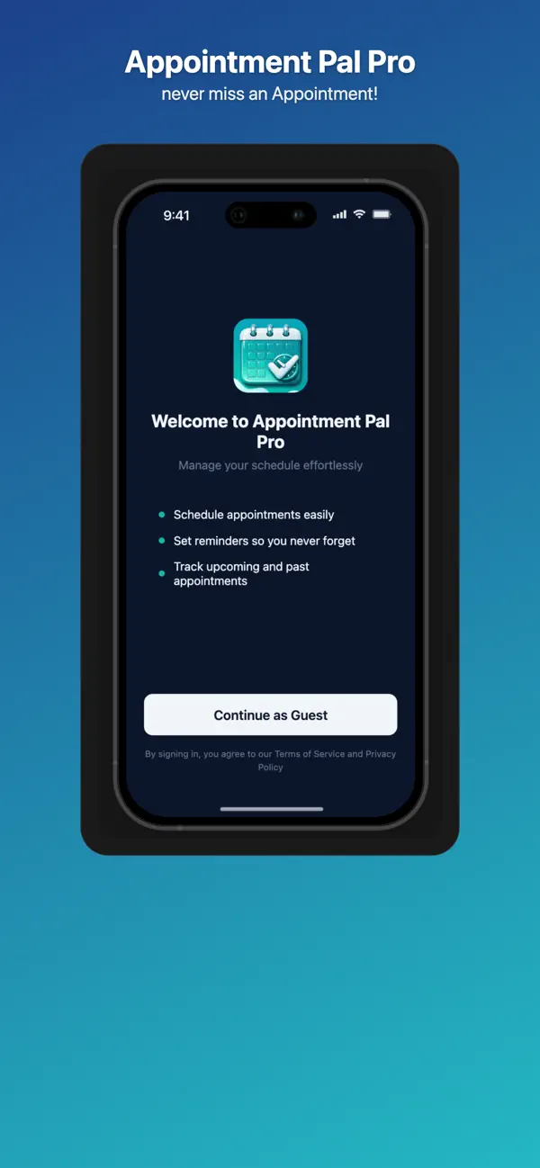 Screenshot #1 pour Appointment Pal Pro