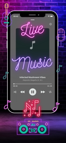 Karaoke Offline: Music Player iPhone screenshot