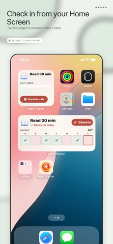 Habit Tracker: Reward Yourself iPhone screenshot