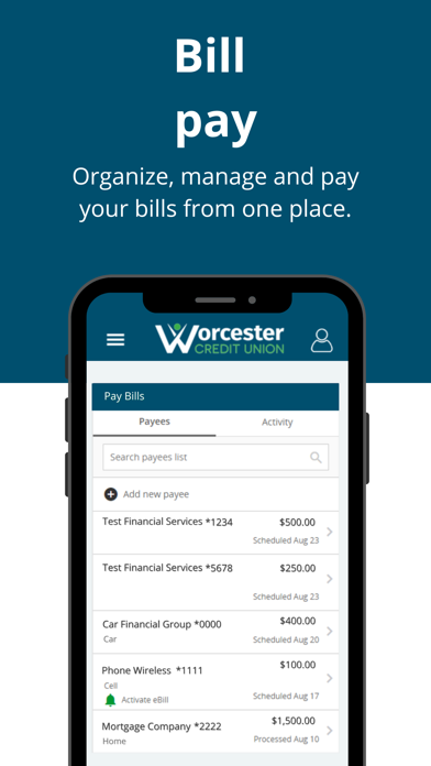 WCU iMobile Banking Screenshot