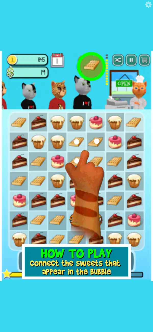 Screenshot #1 pour Cat Leo's Bakery Kitchen Game