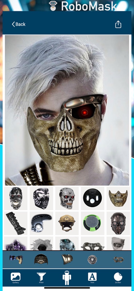 RoboMask : Ai CyberFace Camera - Photo & Video App | MWM