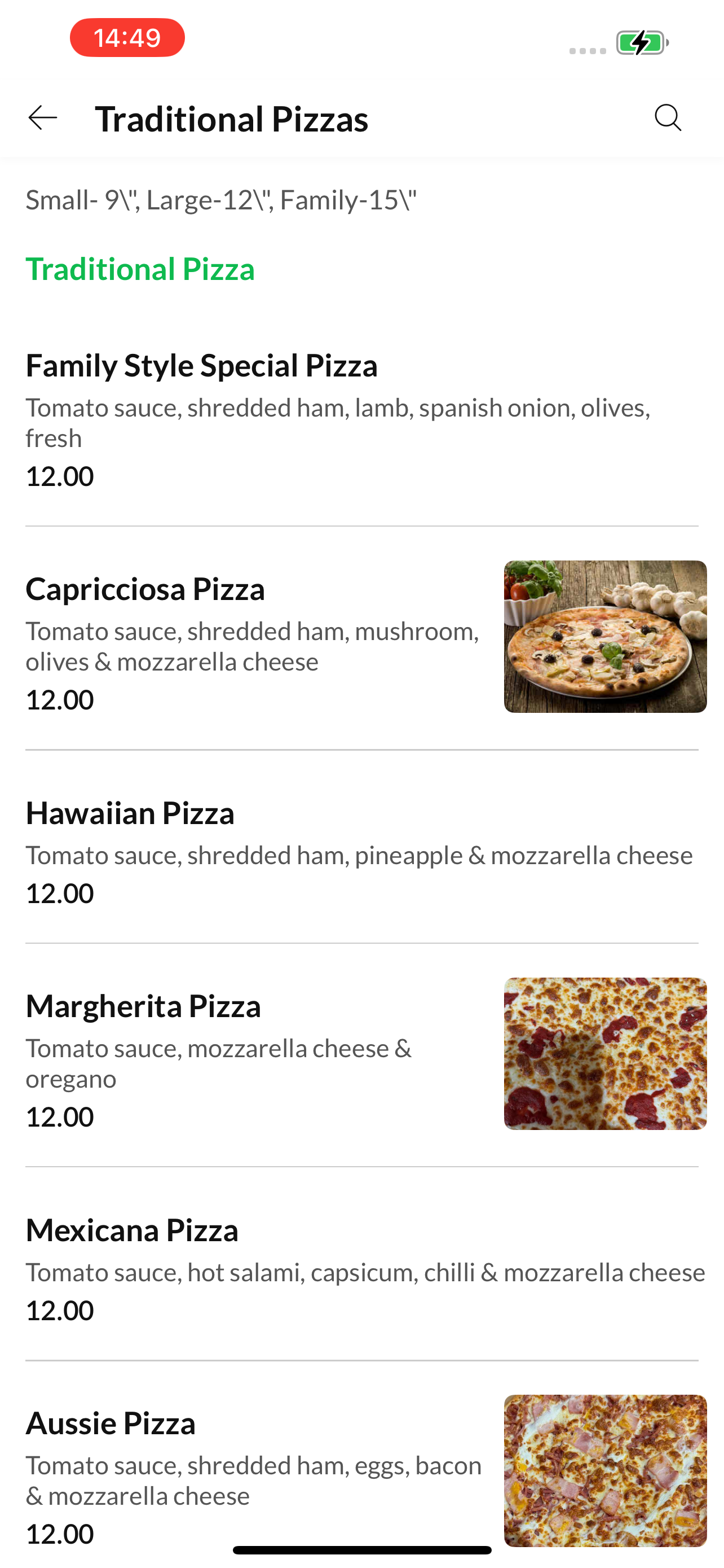 Family Style Pizza screenshot 3