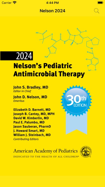 Nelson Pediatric Abx 2024