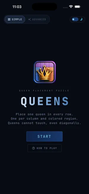 Queens - Game screenshot 1