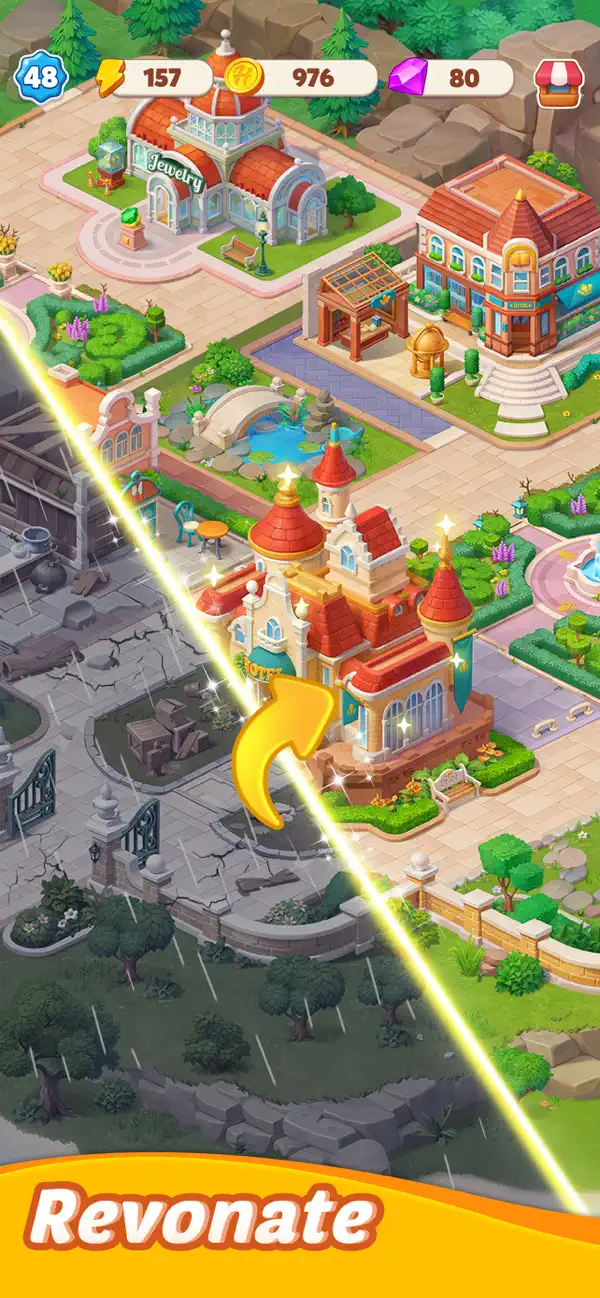 #3. Hotel Manor: Merge Game (iOS) 由: Century Games Innovation Pte. Ltd.