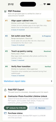 Punch List Photos Screenshot 1 of 6