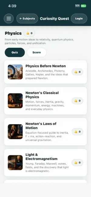 Curiousity App screenshot 4