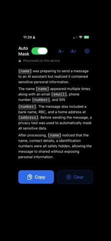 Im John Doe iPhone screenshot