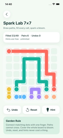 Seek Link Dots iPhone screenshot