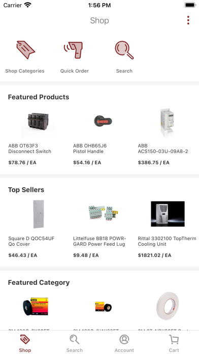 Standard Electric Supply Co. Screenshot