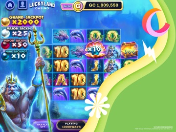 LuckyLand Casino Lite iPad screenshot
