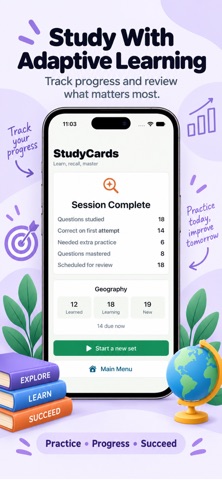 Study Cards: Quiz & Flashcards Screenshot 3 of 4