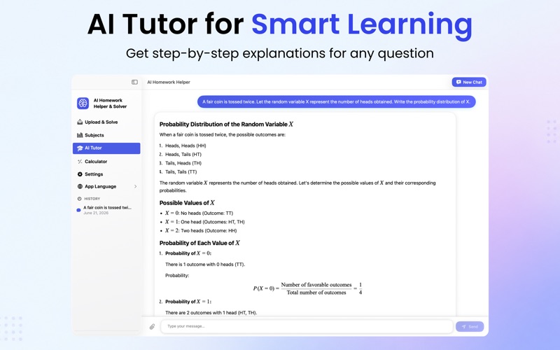 AI Homework Helper & Math AI iPhone screenshot