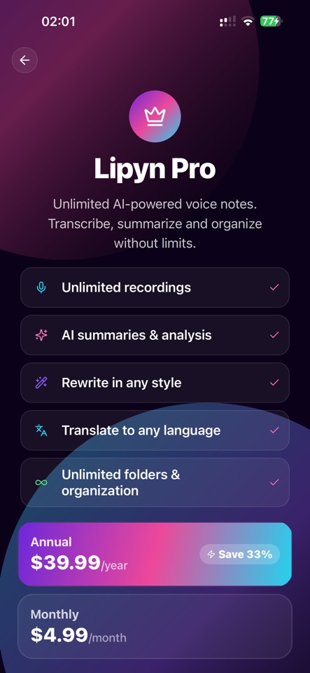 Lipyn screenshot 4