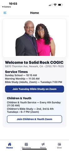 Solid Rock COGIC Newark screenshot