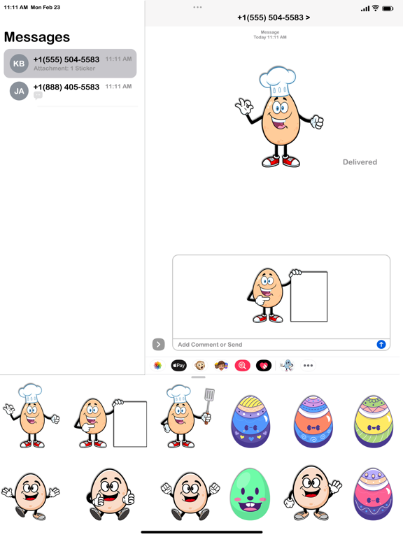 Screenshot #6 pour Egg Emojis