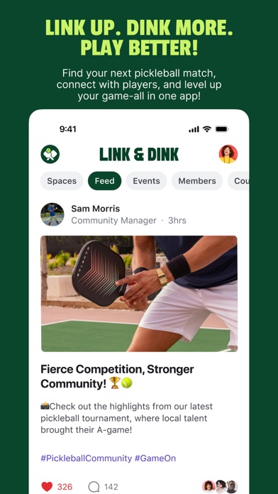 LINK & DINK iPhone screenshot 1 - Social Networking app