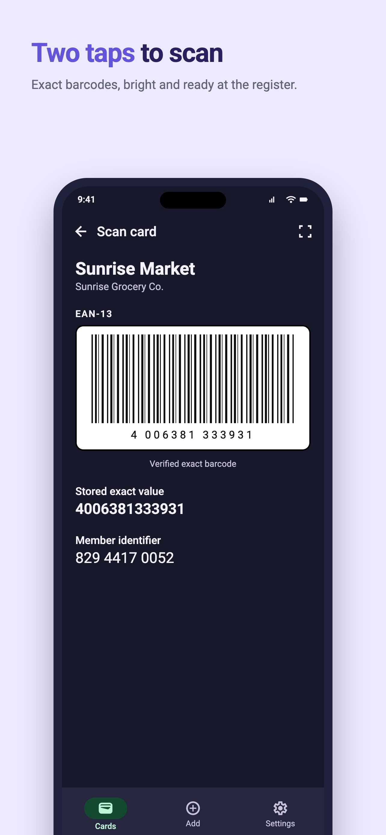 Screenshot 3 of Pocket CardVault