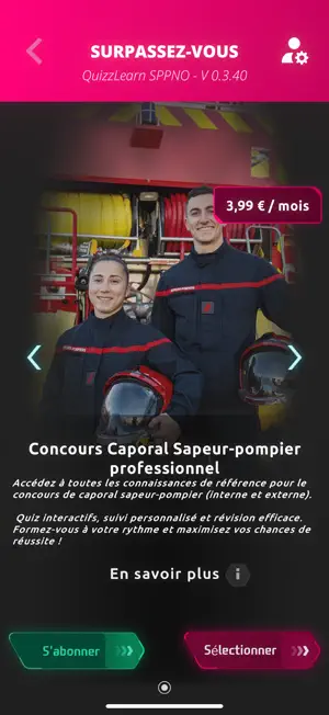 QuizzLearn Sapeur-Pompier screenshot 1