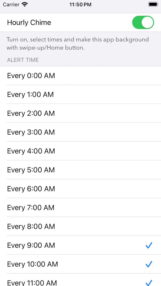 #1. Hourly Chime in Background (iOS) Von: Moon Hyuk Kang