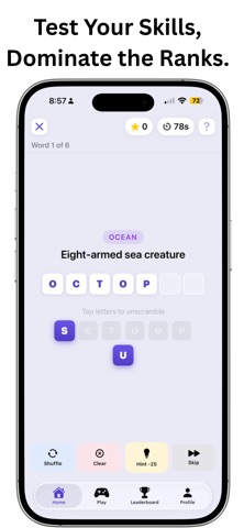 Scramblr Word Game Screenshot 7 of 8