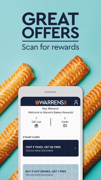 Warrens Rewards Screenshot