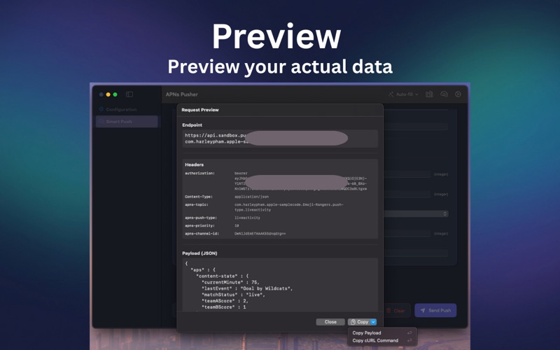EzSmartPush - APNs Pusher screenshot
