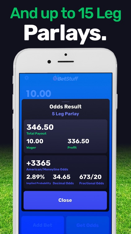 Bet Stuff ■■ Odds Calculator screenshot-5