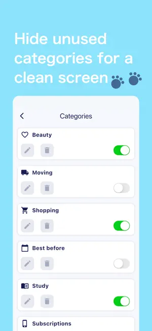 TidyList - Task by category screenshot 4