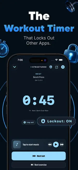 Lockout: Workout Timer screenshot 1