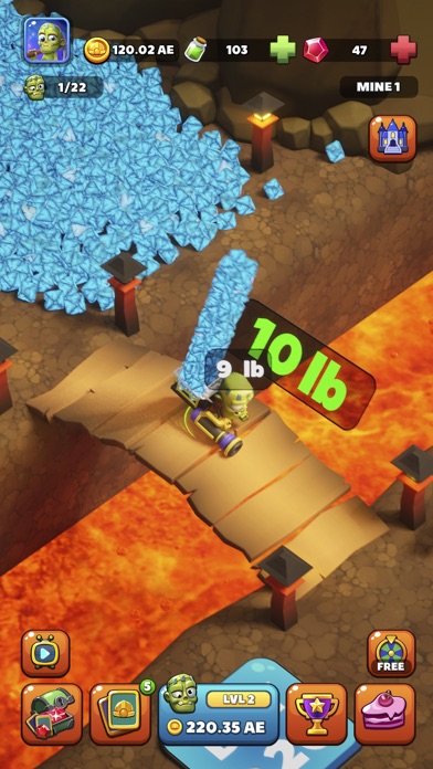 Idle Zombie Miner: Gold Tycoon