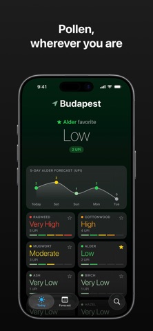 Ragweed app screenshot