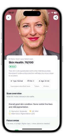 Pure Skin | DERMA AI iPhone screenshot