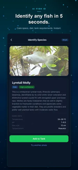 Aquadayum: AI Aquarium App screenshot 1