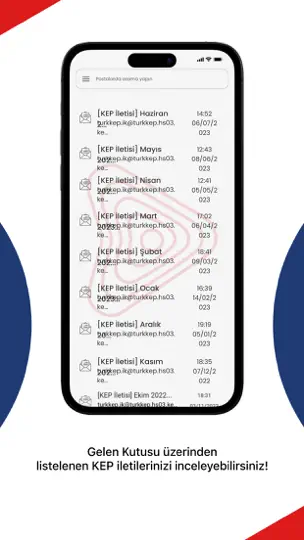 TÜRKKEP Mobil KEP iPhone Ekran Görüntüsü 5