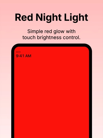 Red Mode: Night Red Screen iPad screenshot