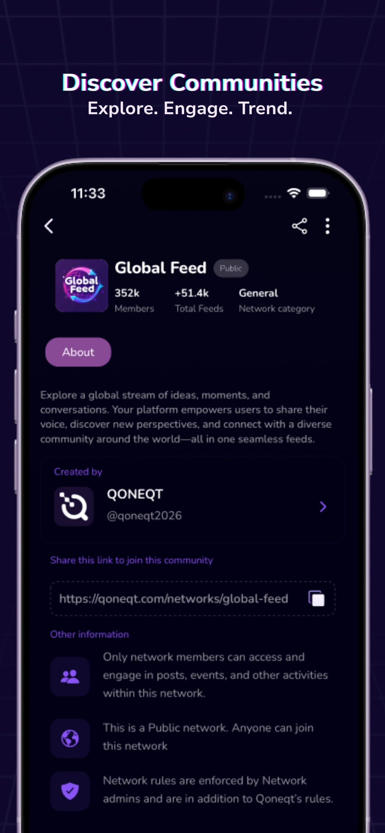 Qoneqt – Verified Social screenshot 6
