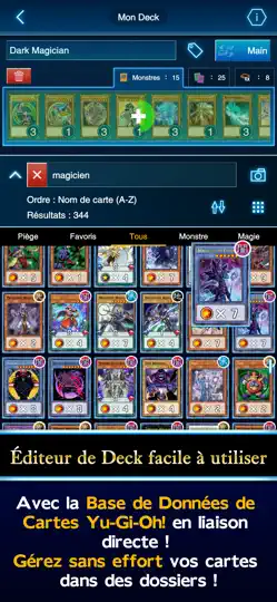 Capture d'écran de Yu-Gi-Oh! Neuron sur iPhone 5