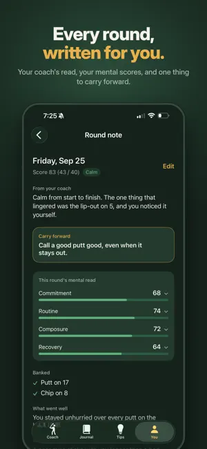 Release: Golf Mental Game screenshot 4