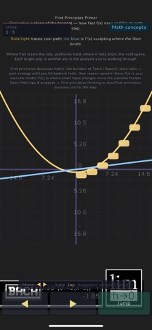 1st Principle Graph Calculator iPhone screenshot