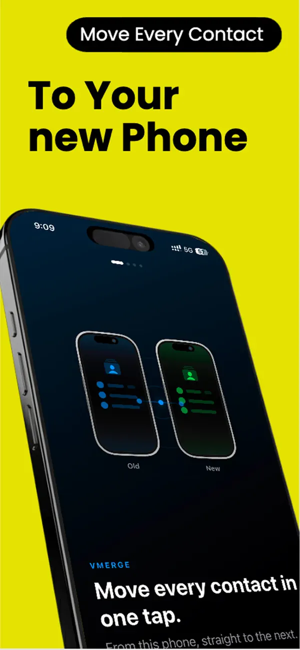 Screenshot #1 pour Clone Phone Contacts - vMerge