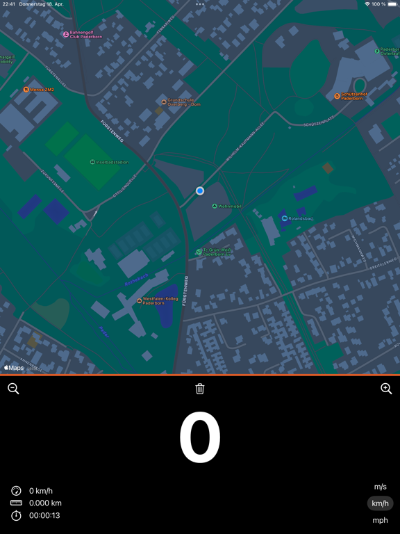 Screenshot #5 pour GPS Simple Tacho