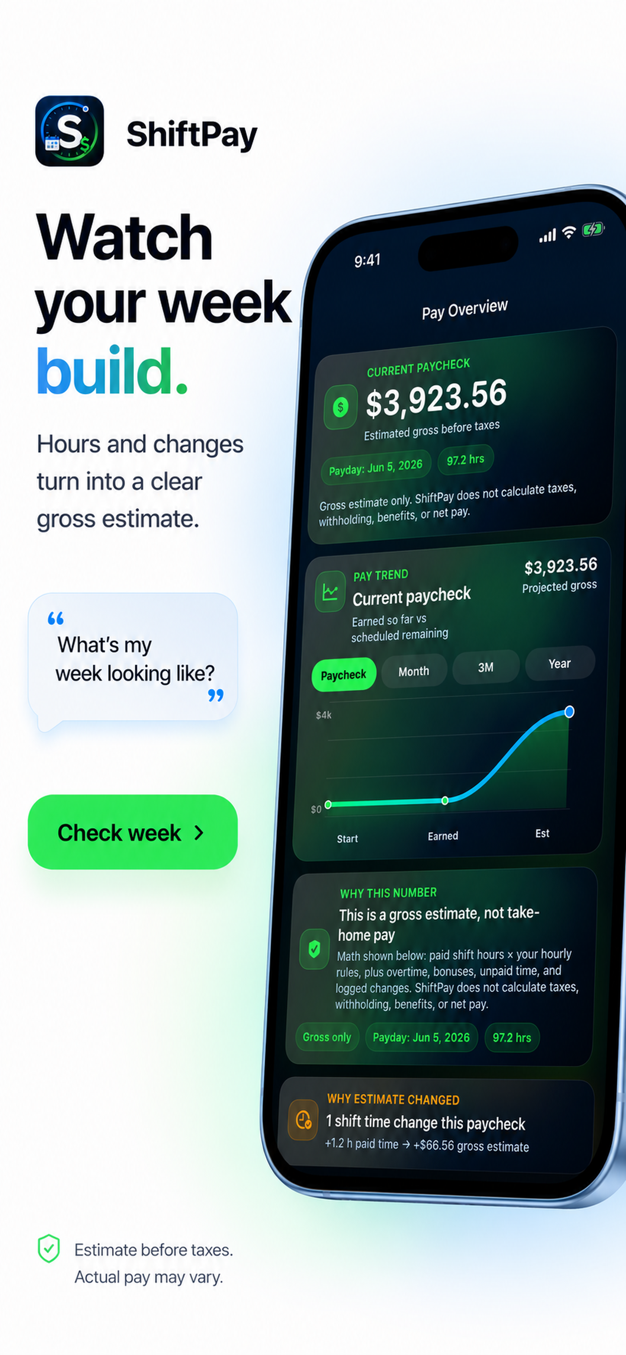 ShiftPay: Shift Calendar