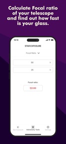 Star Exposure Calculator screenshot