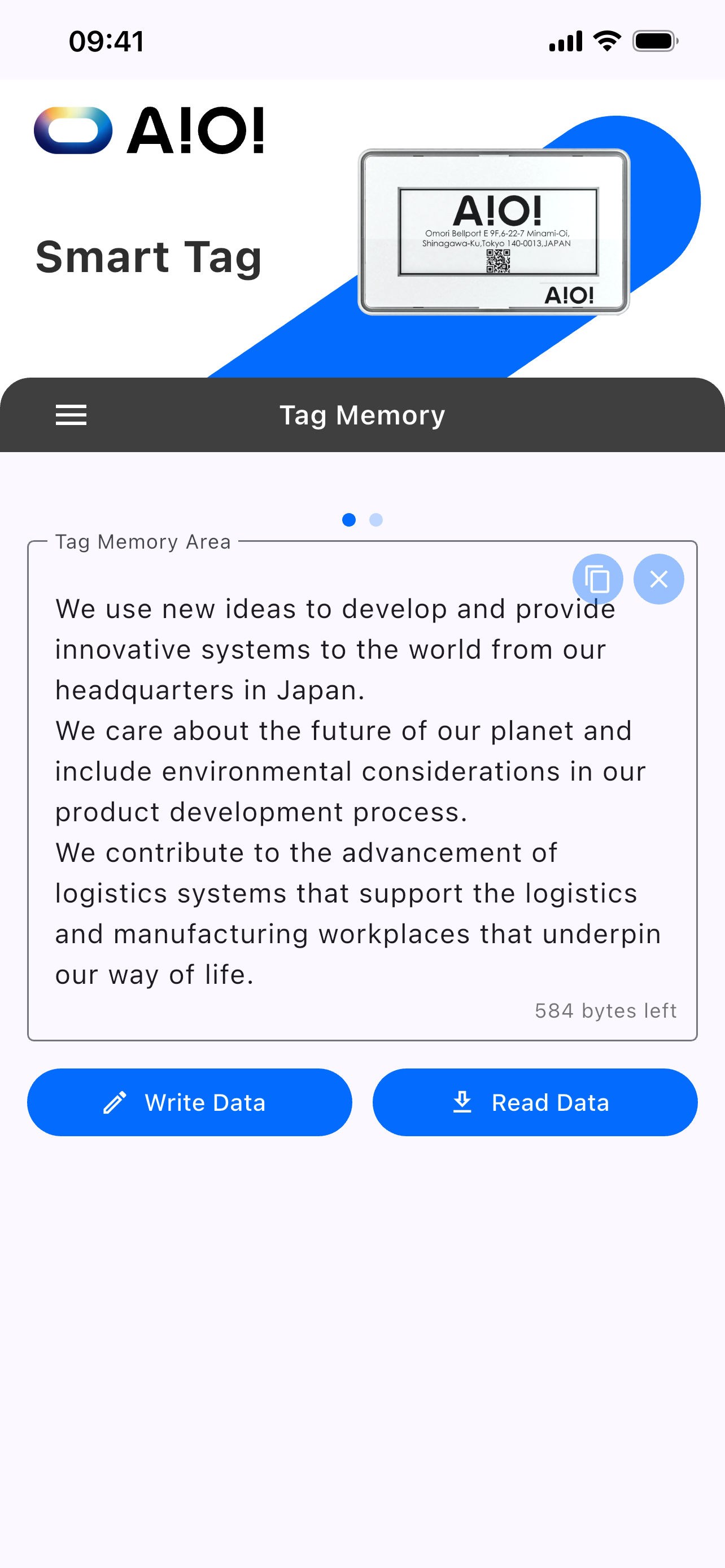 Smart Tag Demo