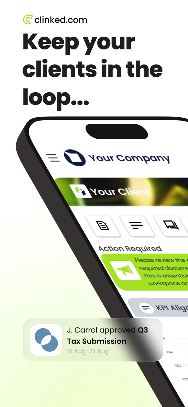 Screenshot #1 pour Clinked: Client portal, VDR