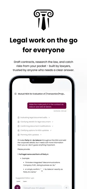 HAQQ Legal AI screenshot 1