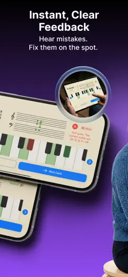 Capture d'écran de Jazz Piano Voicings Chords App sur iPhone 4