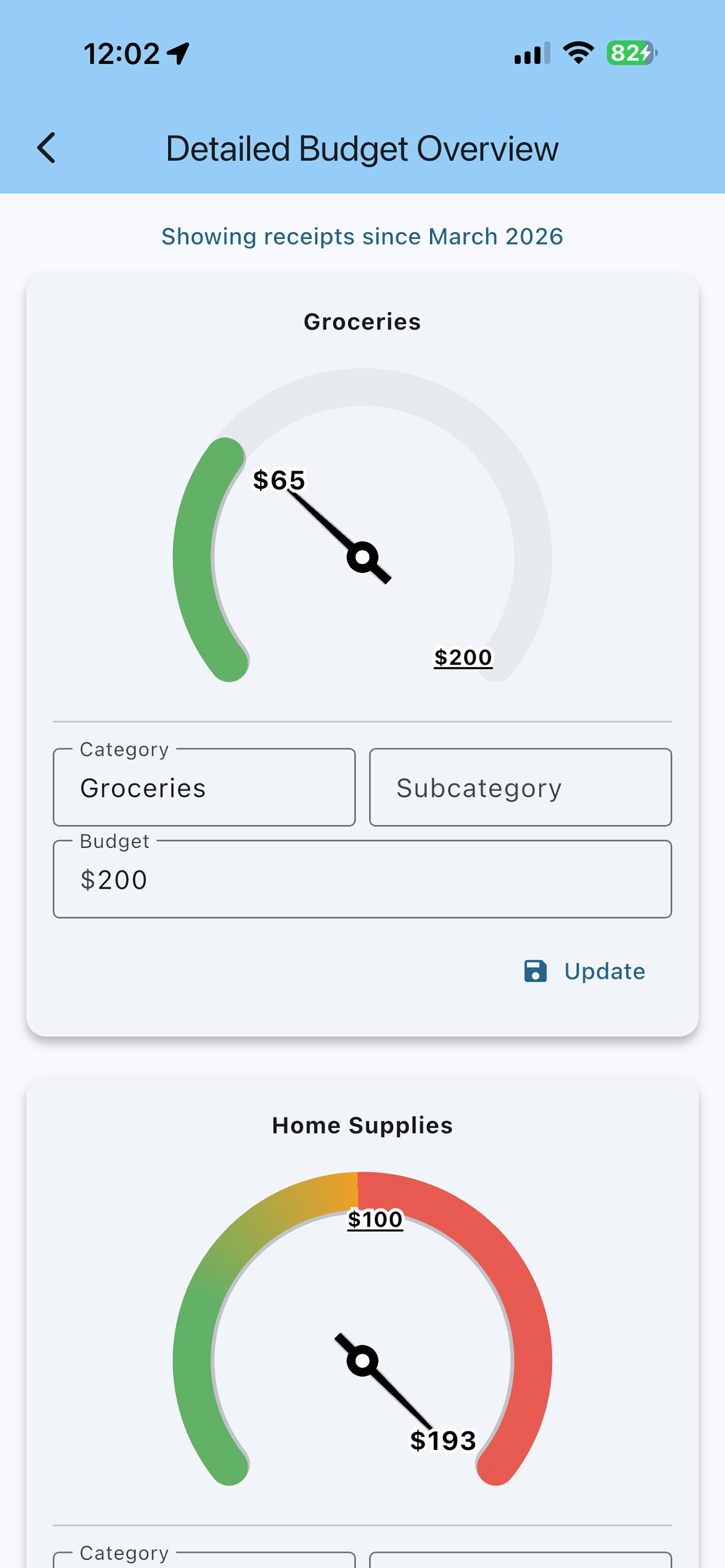 AceMoney Receipts